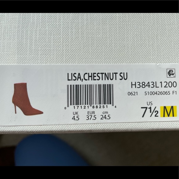 Veronica Beard Lisa Suede Stiletto Anke Booties, Brown, Size 7.5 - Picture 6 of 6